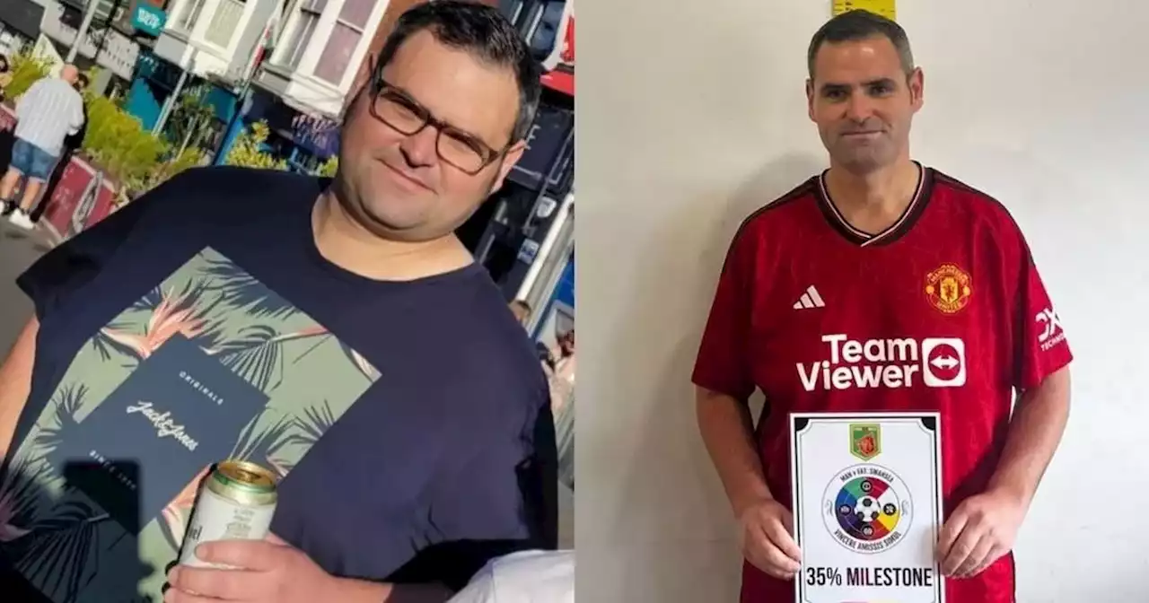 Manchester United fan who dropped 10 stone reveals his secret