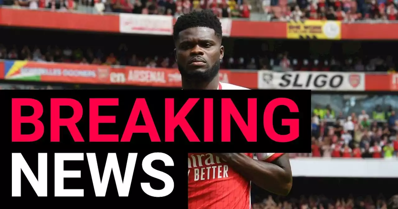 Arsenal hit with Thomas Partey injury blow ahead of Man Utd clash