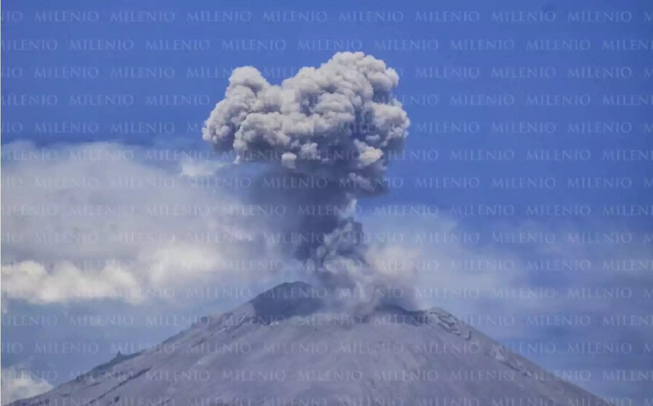 Actividad registrada por volcán Popocatépetl HOY 02 de septiembre 2023