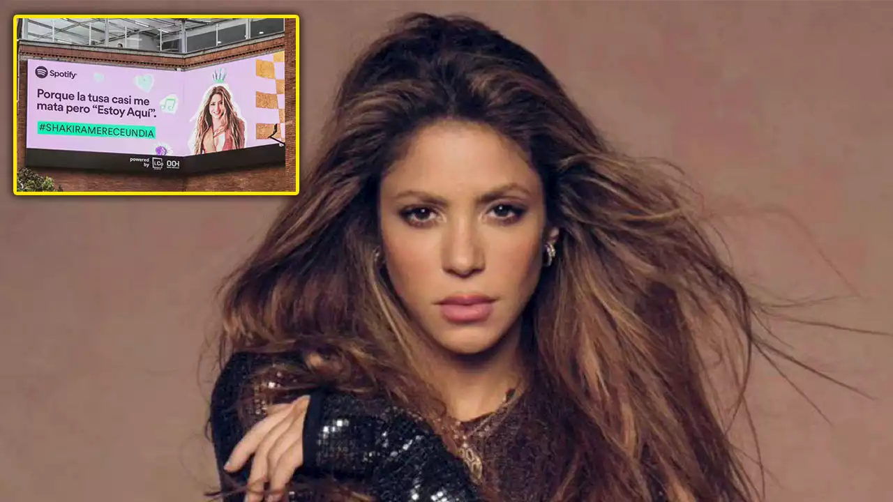 Spotify Colombia hace campaña por #ShakiraMereceUnDia