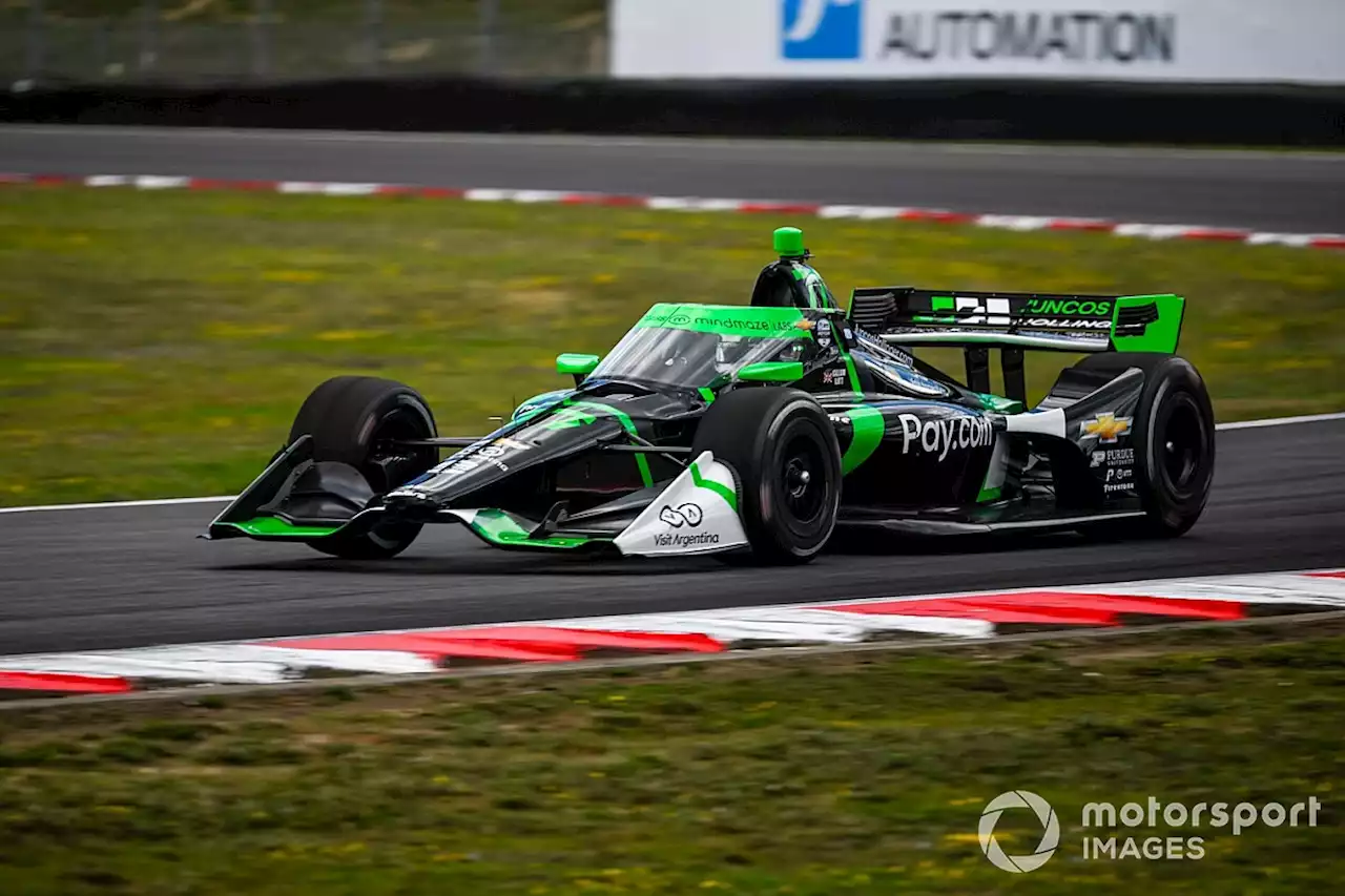 Ilott “not bothered” by “stupid” Grosjean clash in IndyCar Portland practice