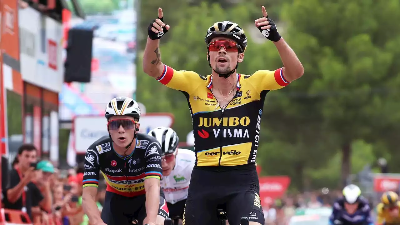 Mooie dag Jumbo-Visma in Vuelta: Roglic wint etappe, Kuss pakt rode trui