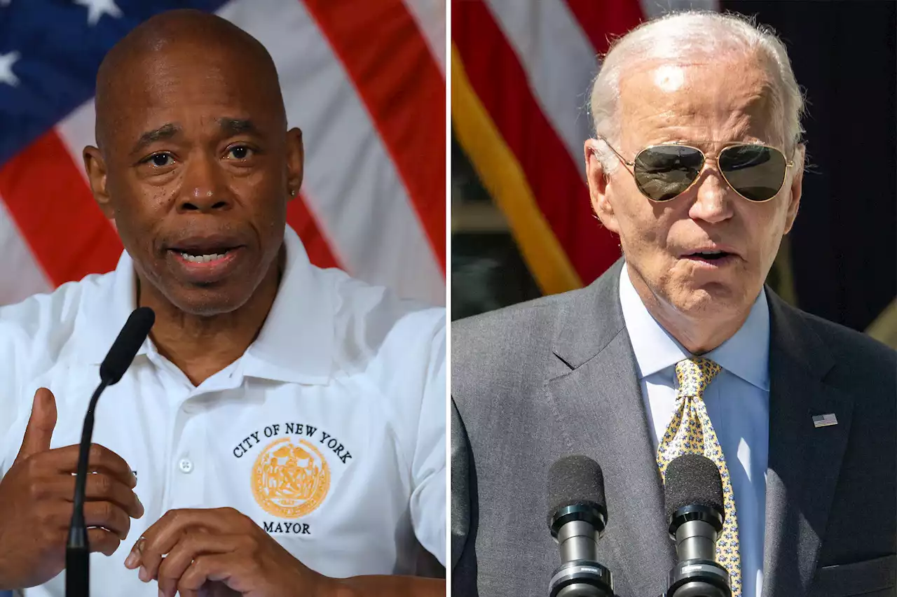 Adams’ swipe at Biden on NYC migrant crisis soured relationship: report