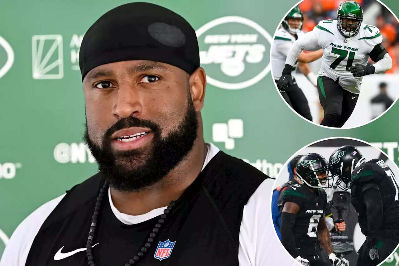 Healthier Duane Brown ready to protect Jets’ Aaron Rodgers after playing with ‘one arm’