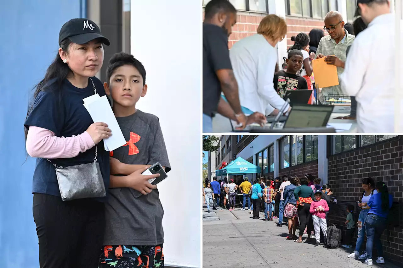 Migrant families flooding into NYC schools