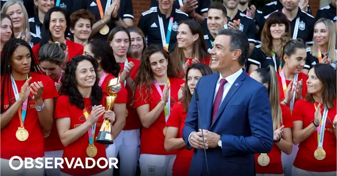 Sánchez volta a criticar Rubiales: 'Não se pode representar Espanha com comportamentos e discursos que envergonham'