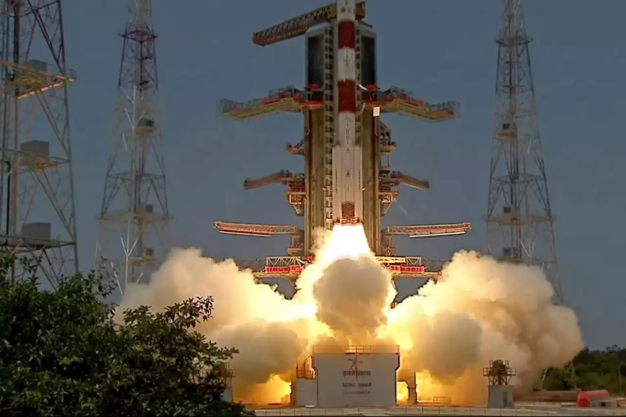 India launches spacecraft to study the sun after landing near moon’s south pole