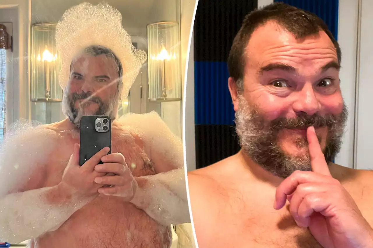 Jack Black poses nude for Tenacious D tour announcement: ‘Spicy Meatball is rolling into town’