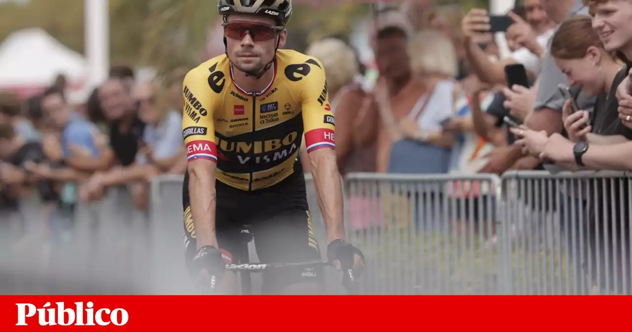 Roglic vence oitava etapa da Vuelta e Kuss assume liderança da geral