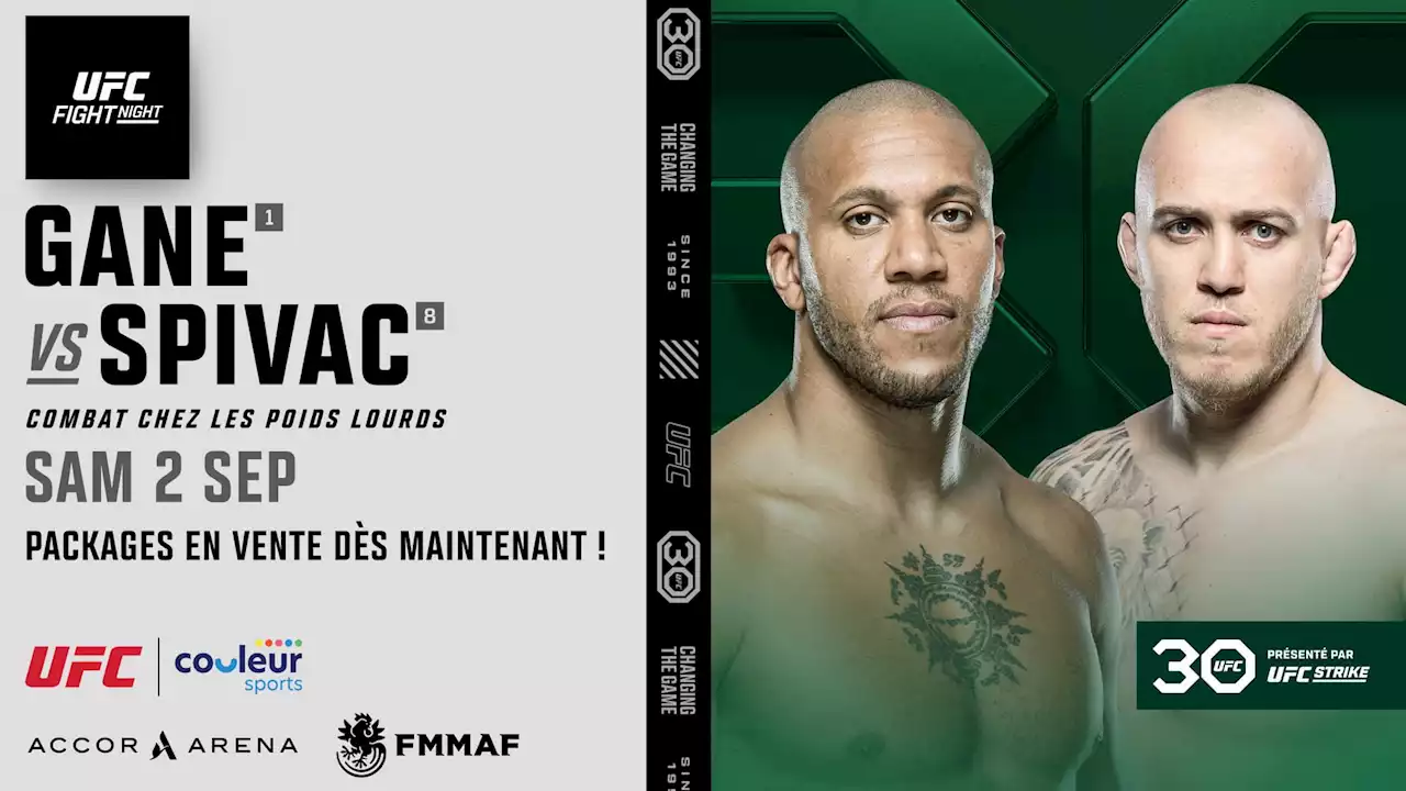 UFC Paris: à quelle heure et sur quelle chaîne suivre les combats