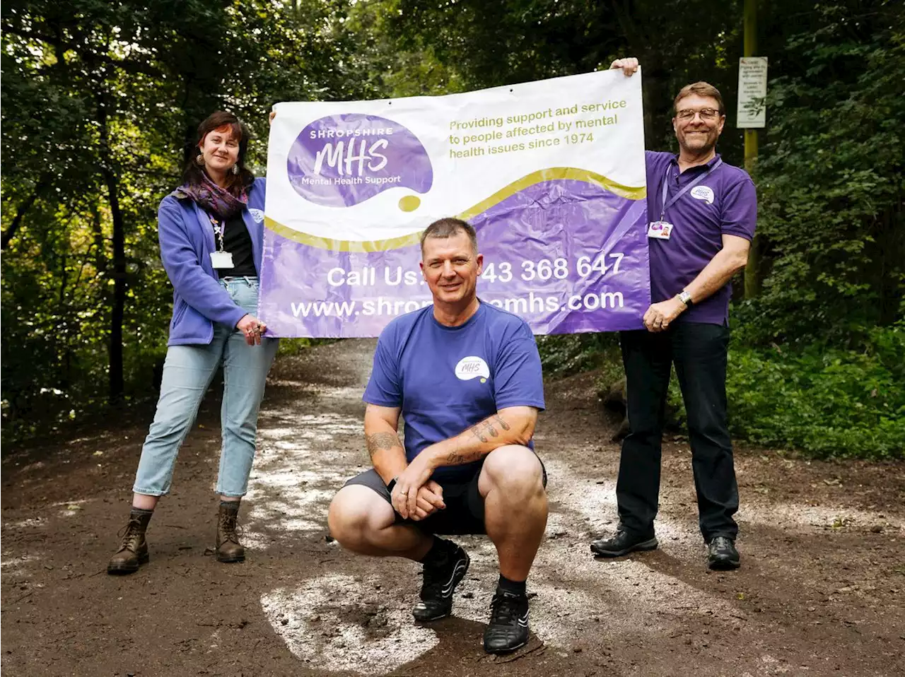 Telford man completes 24-hour Wrekin trekking challenge for mental health charity