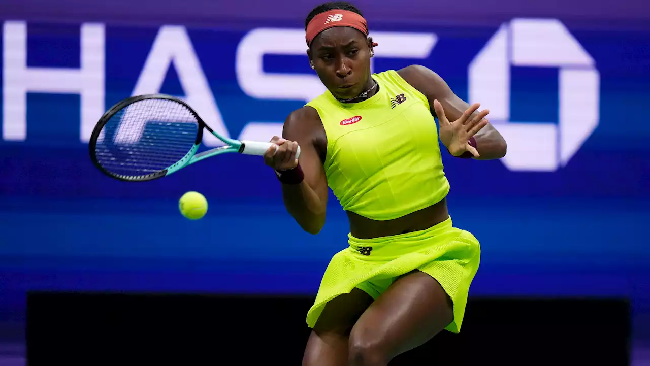 Coco Gauff comes back to win at the US Open and set up a match against Caroline Wozniacki