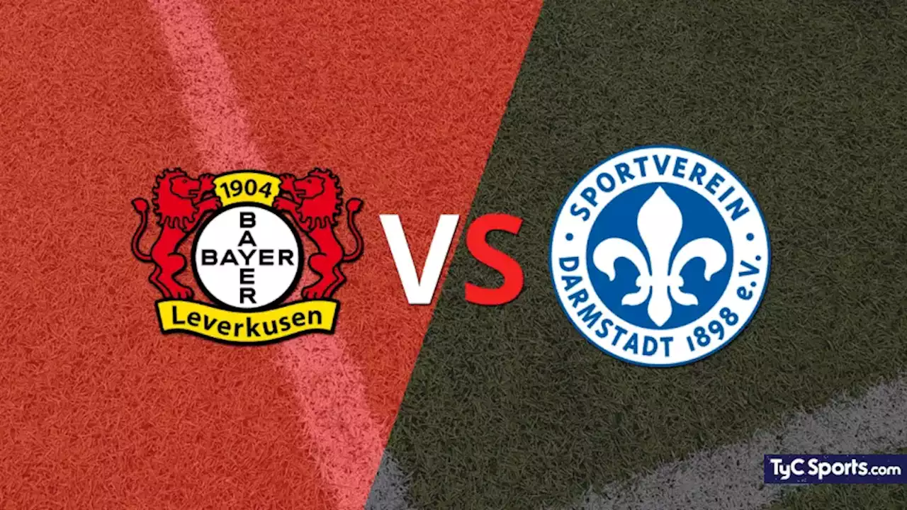 ◉ Bayer Leverkusen vs. Darmstadt 98 en vivo: seguí el partido minuto a minuto