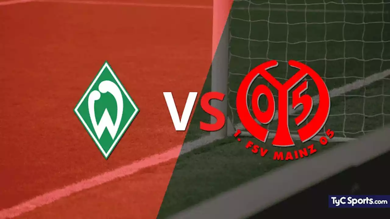 ◉ Werder Bremen vs. Mainz en vivo: seguí el partido minuto a minuto