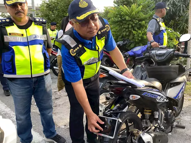 Pulau Pinang: JPJ sita 9 motosikal, keluar 124 notis saman