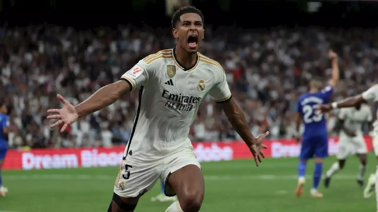 Bellingham schiet Real Madrid dankzij vijfde treffer in extremis langs Getafe