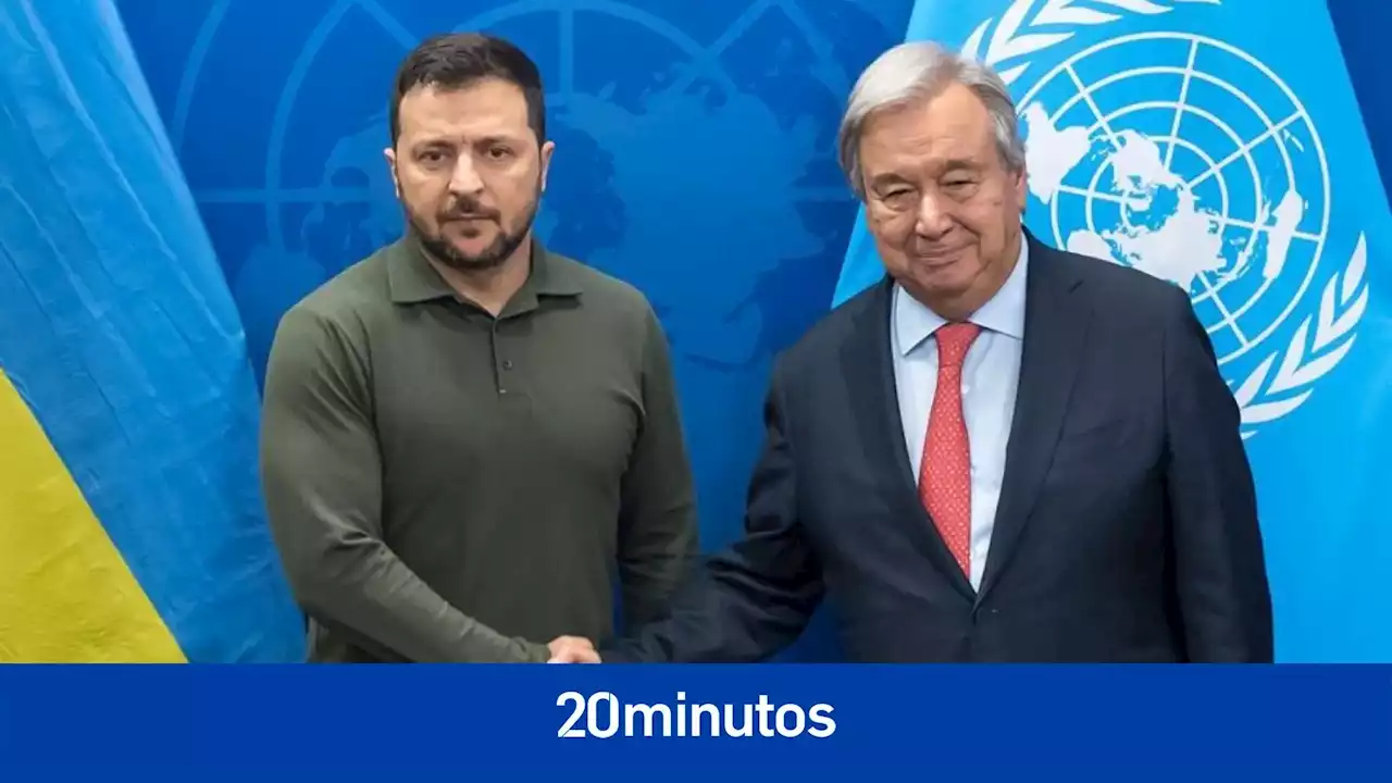 | Zelenski agradece los esfuerzos de la ONU para 'minimizar' las consecuencias de la invasión rusa