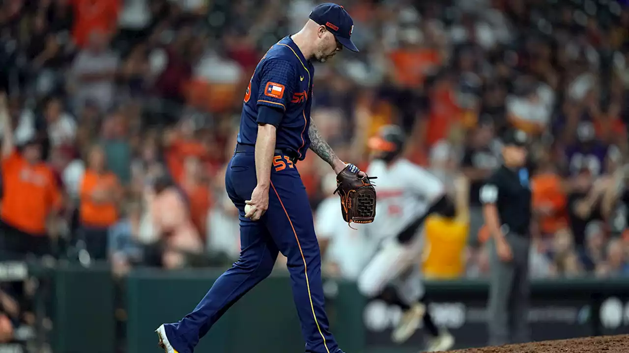 'It was devastating': Astros getting little time to get over 9th-inning collapse to AL-best Orioles