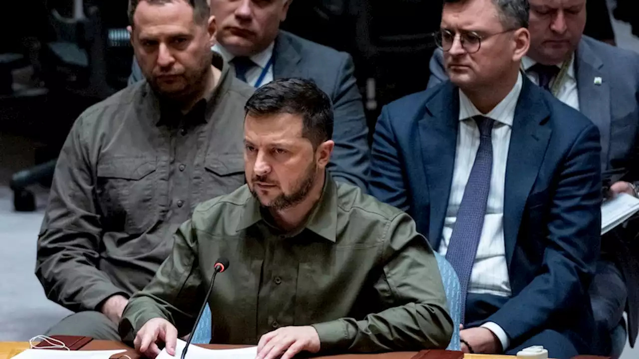 As Russia ignores Zelenskyy at UN they're reminded they 'can stop the war' anytime they like