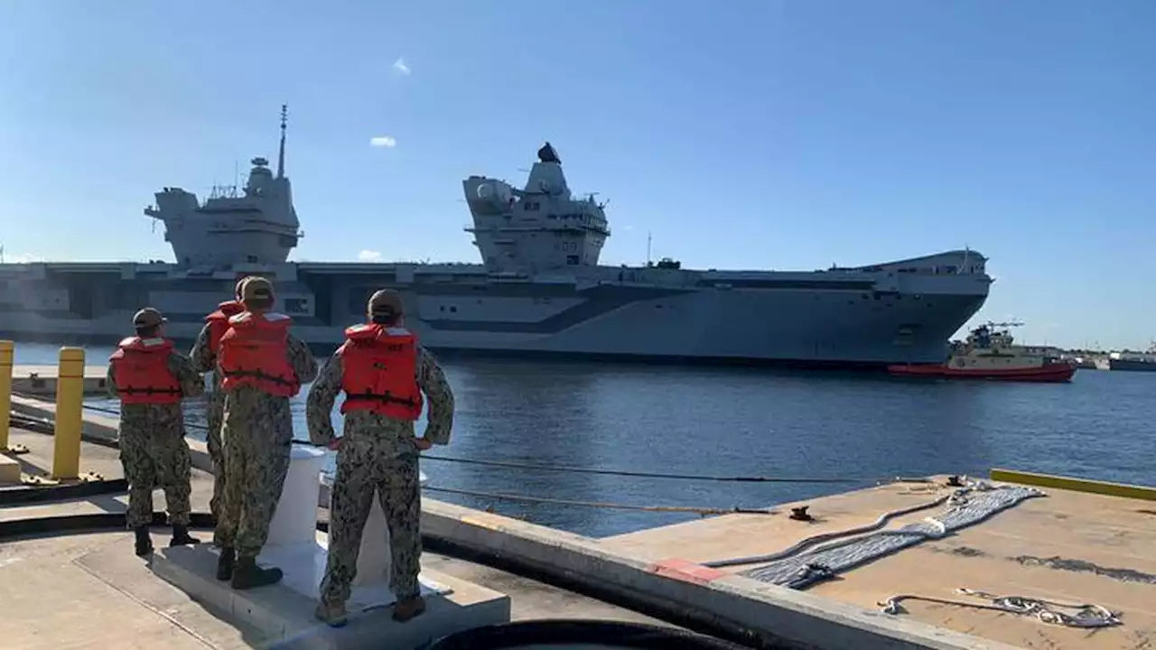 Naval Station Mayport welcomes British carrier