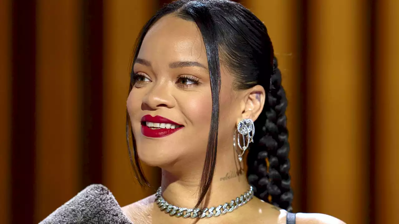 Rihanna's Baby Reveal Pics Are Cute, Sure, But Can We Talk About Her Tower of Curls?