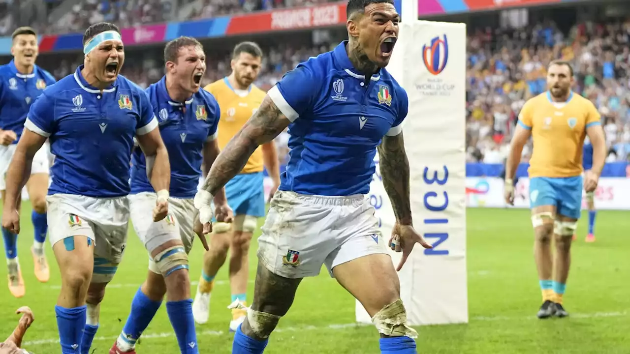 Italy rebounds to blow away Uruguay at the Rugby World Cup