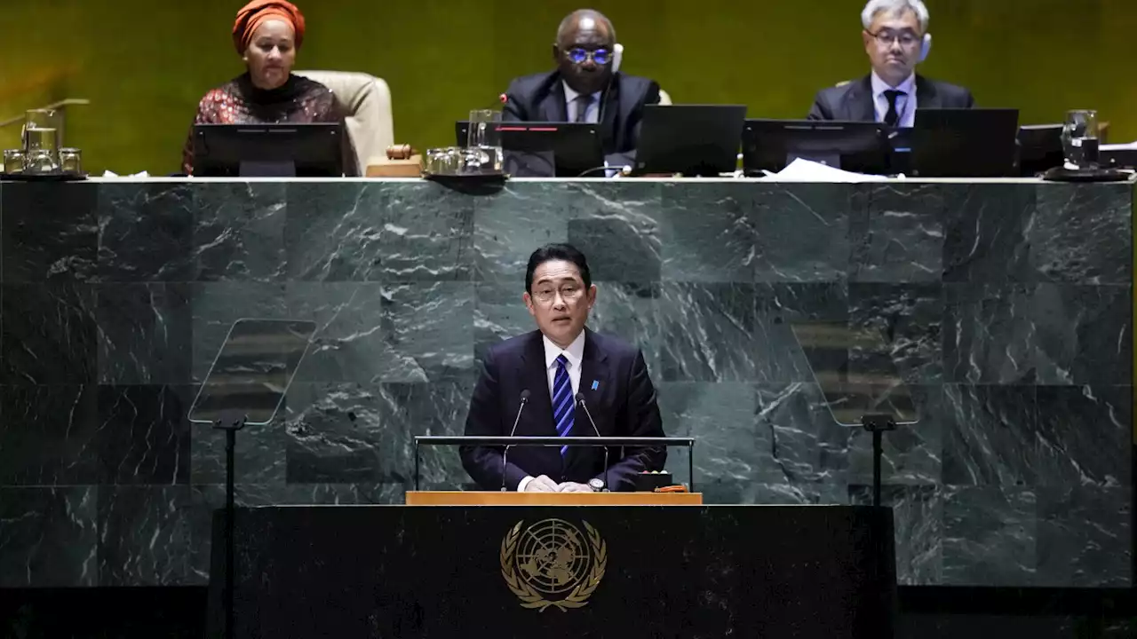 Japan's Kishida, at UN, tries to get the global nuclear disarmament effort back on track