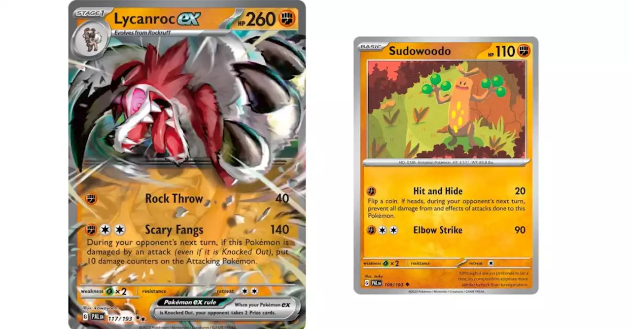 Cards Of Pokémon TCG: Paldea Evolved Part 25: Lycanroc & Sudowoodo