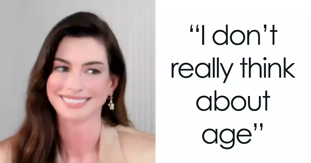 Anne Hathaway Has The Best Response To Backhanded Comments About Women’s Shelf Life