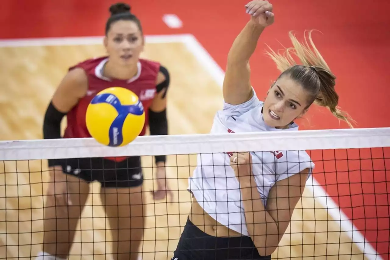 Canada tops host China in Olympic women's volleyball qualifier