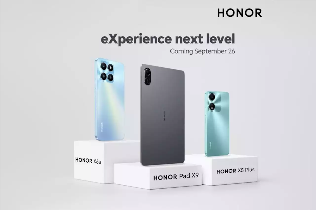 HONOR to complete 2023 X series with affordable yet powerful HONOR X6a, X5 Plus, and Pad X9 • BMPlus