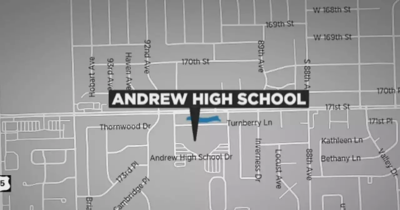 Teen arrested with a gun near Andrew High School in Tinley Park