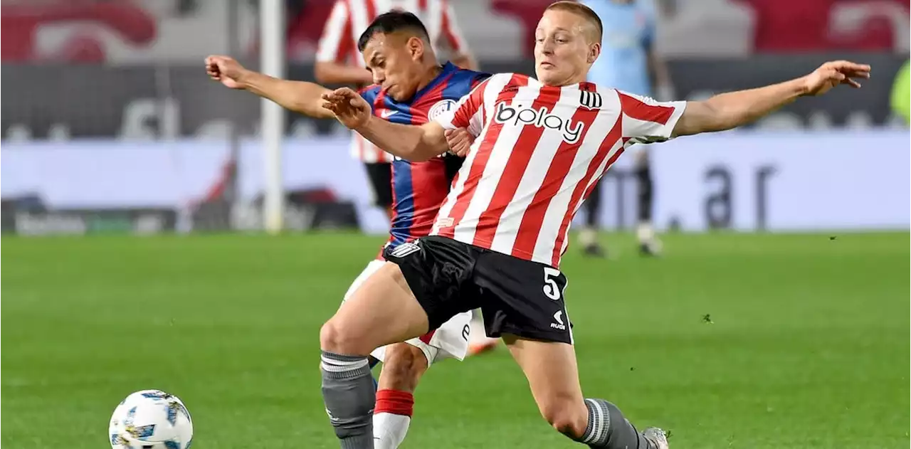 Estudiantes y San Lorenzo empataron en un partido con mucha pierna fuerte y poco fútbol