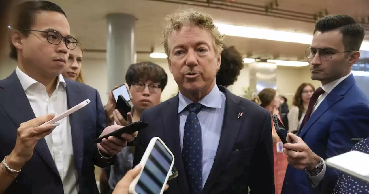 Rand Paul won't support legislation to fund government if it includes Ukraine money