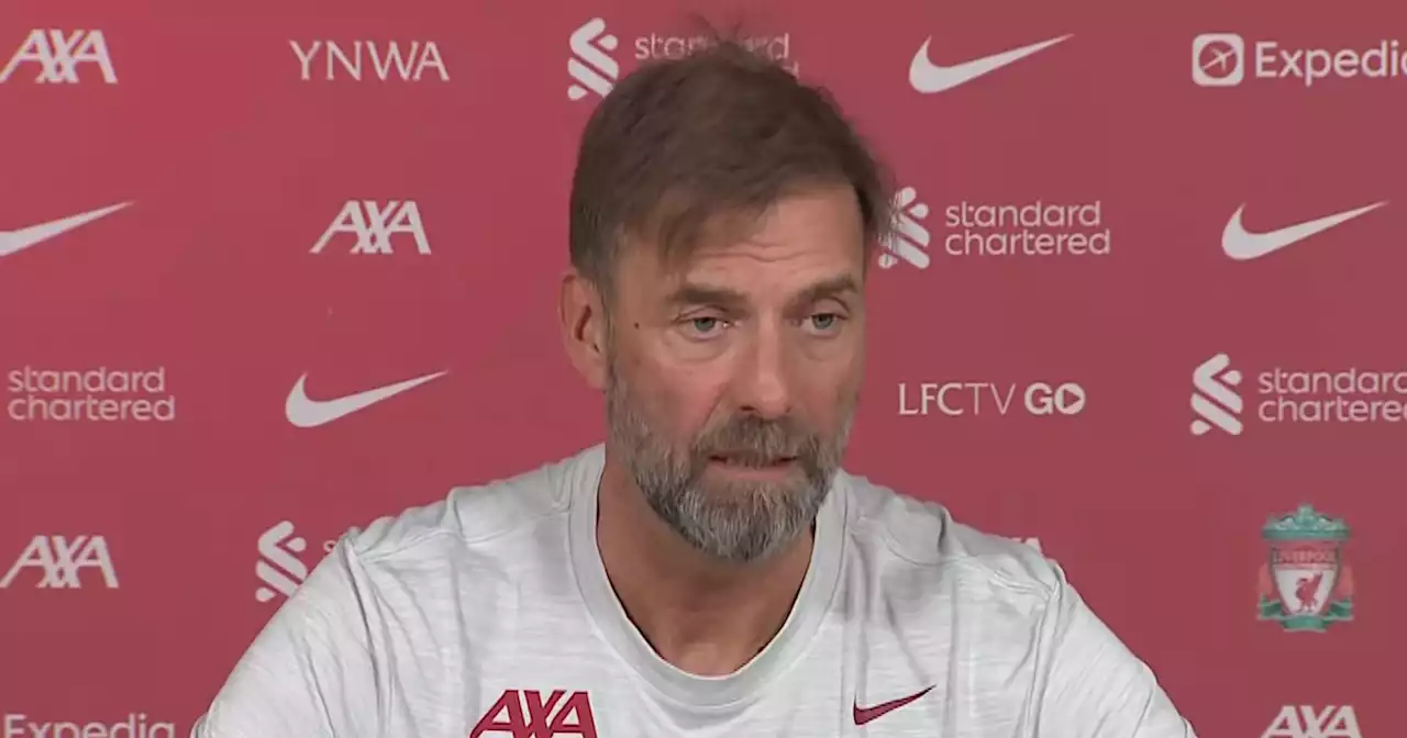 Jurgen Klopp press conference live - Liverpool team news