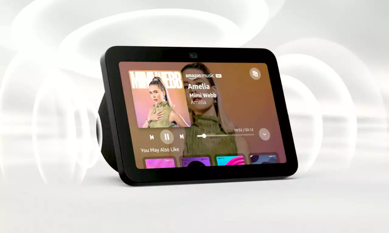 Amazon's Echo Show 8 offers spatial audio and a dynamic, proximity-based UI