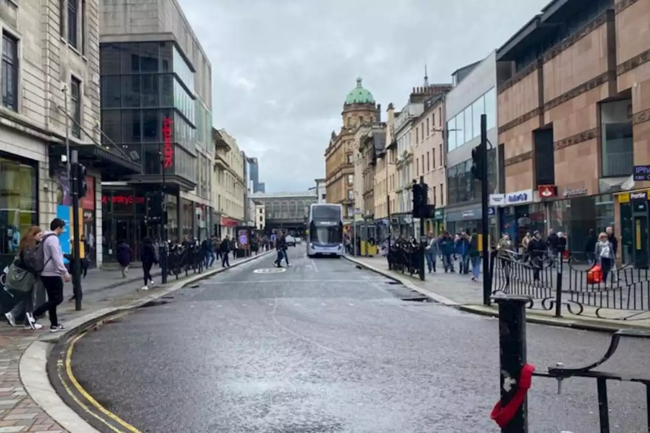 Perpetrator at large after broad daylight attack in Glasgow city centre