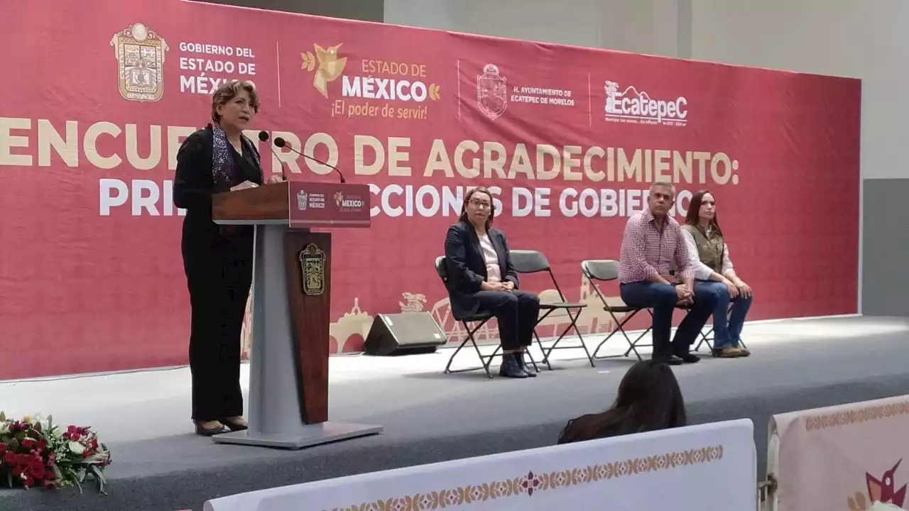 Delfina Gómez inicia gira de agradecimiento en Ecatepec: 'Agradeceré con trabajo y resultados'