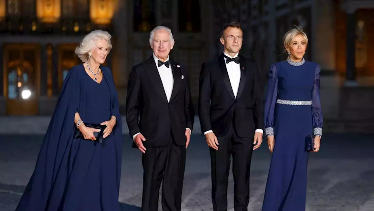 DIAPORAMA. Charles III en France : dîner d'Etat au château de Versailles