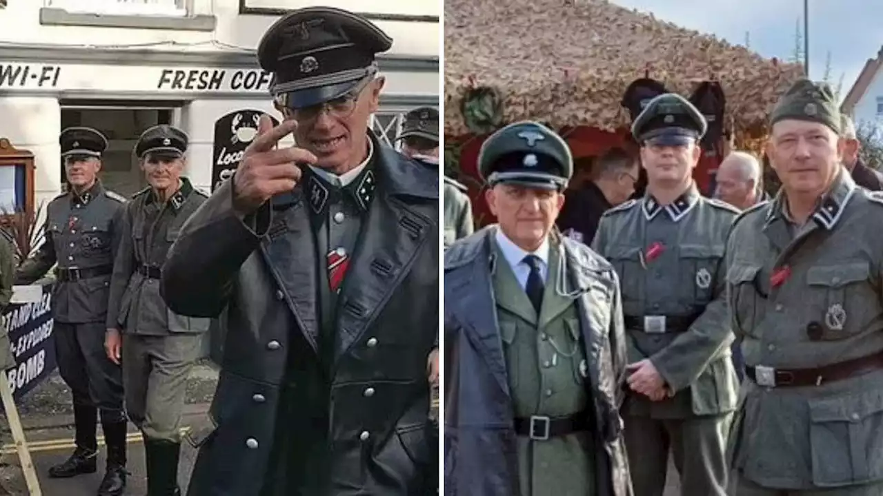 Nazi re-enactors 'marching in unison wearing SS uniform' chased from 1940s festival