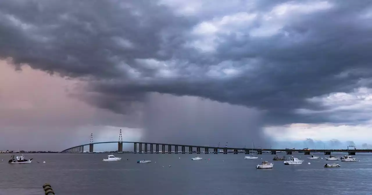 «Une colonne de précipitations impressionnante» : une photo spectaculaire d’un orage en Loire-Atlantique