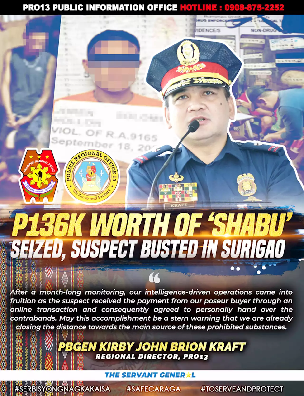 P136,000 shabu seized in Surigao City