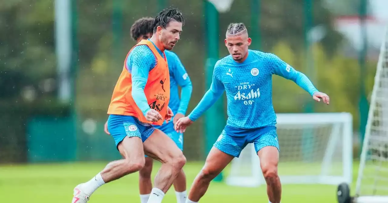 Jack Grealish returns to Man City training