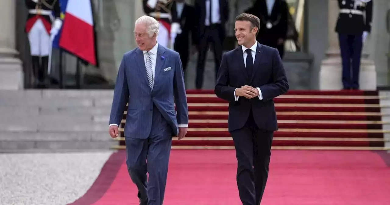 King and Queen joined by French and British red carpet royalty at banquet