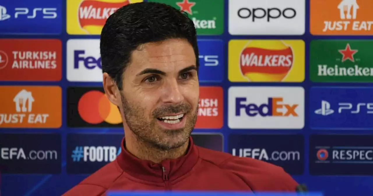 - Mikel Arteta's advice to Arsenal’s Champions League debutants