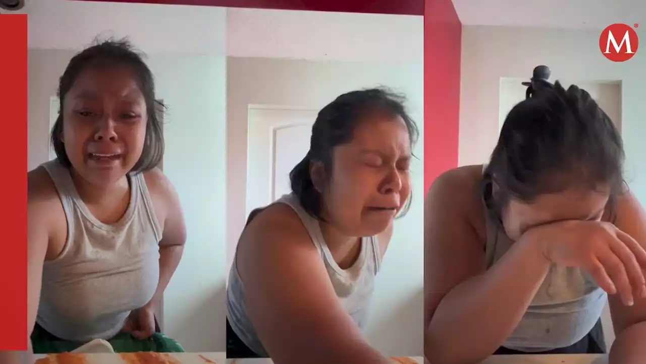 Mujer llora desesperada por-ser-ama de-casa y-se hace-viral: VIDEO