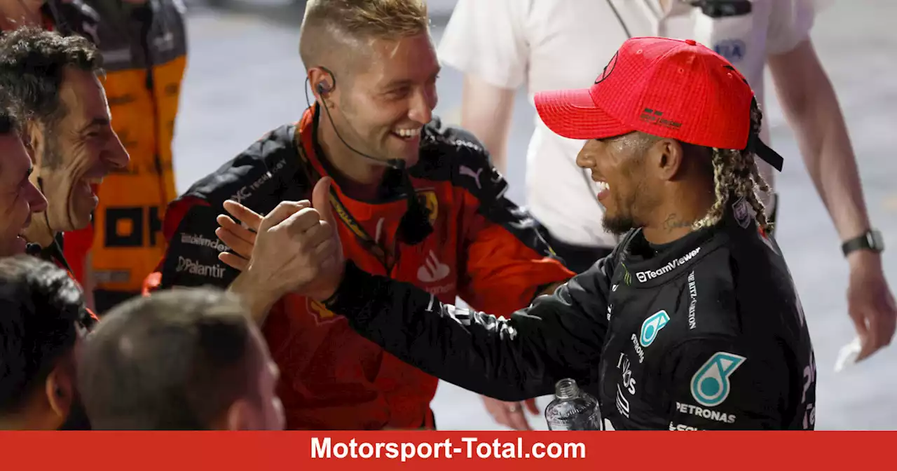 Hamiltons Singapur-Podium: Hat keiner von Mercedes mitgefeiert?