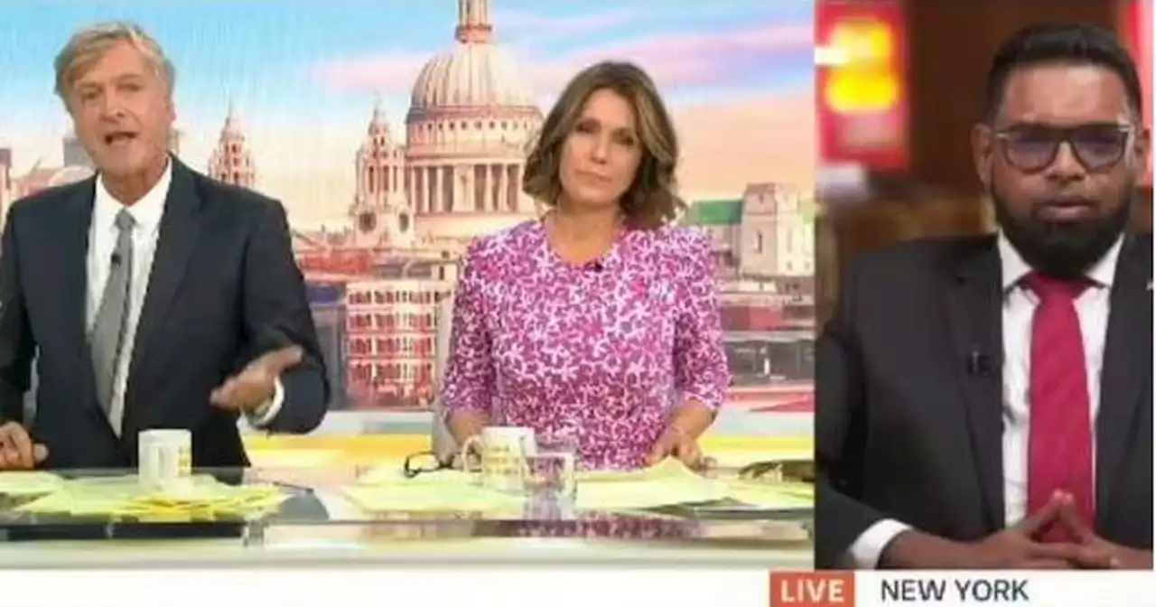 GMB viewers tell Richard Madeley 'calm down' as he smacks table