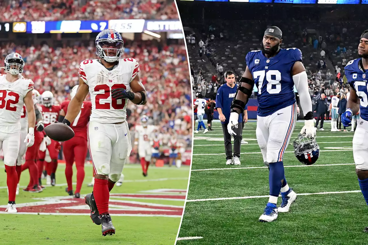 Giants’ Saquon Barkley, Andrew Thomas out vs. 49ers in Week 3