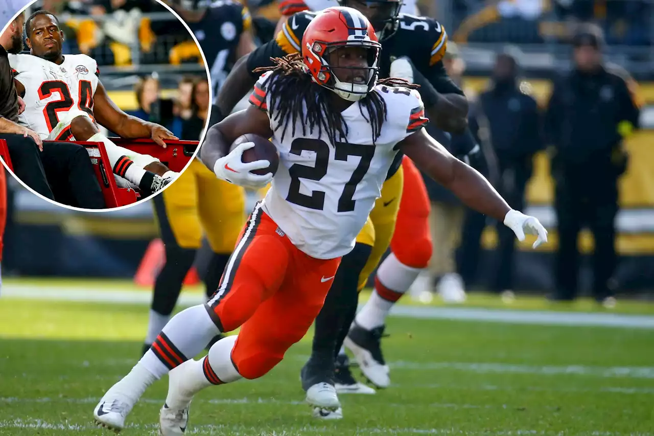 Kareem Hunt signs with Browns after devastating Nick Chubb injury